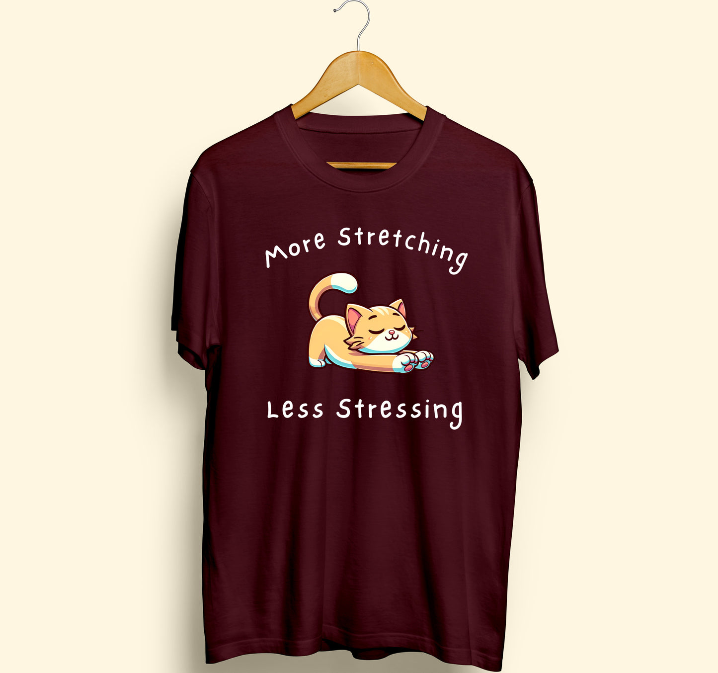 Less Stressing Half Sleeve T-Shirt