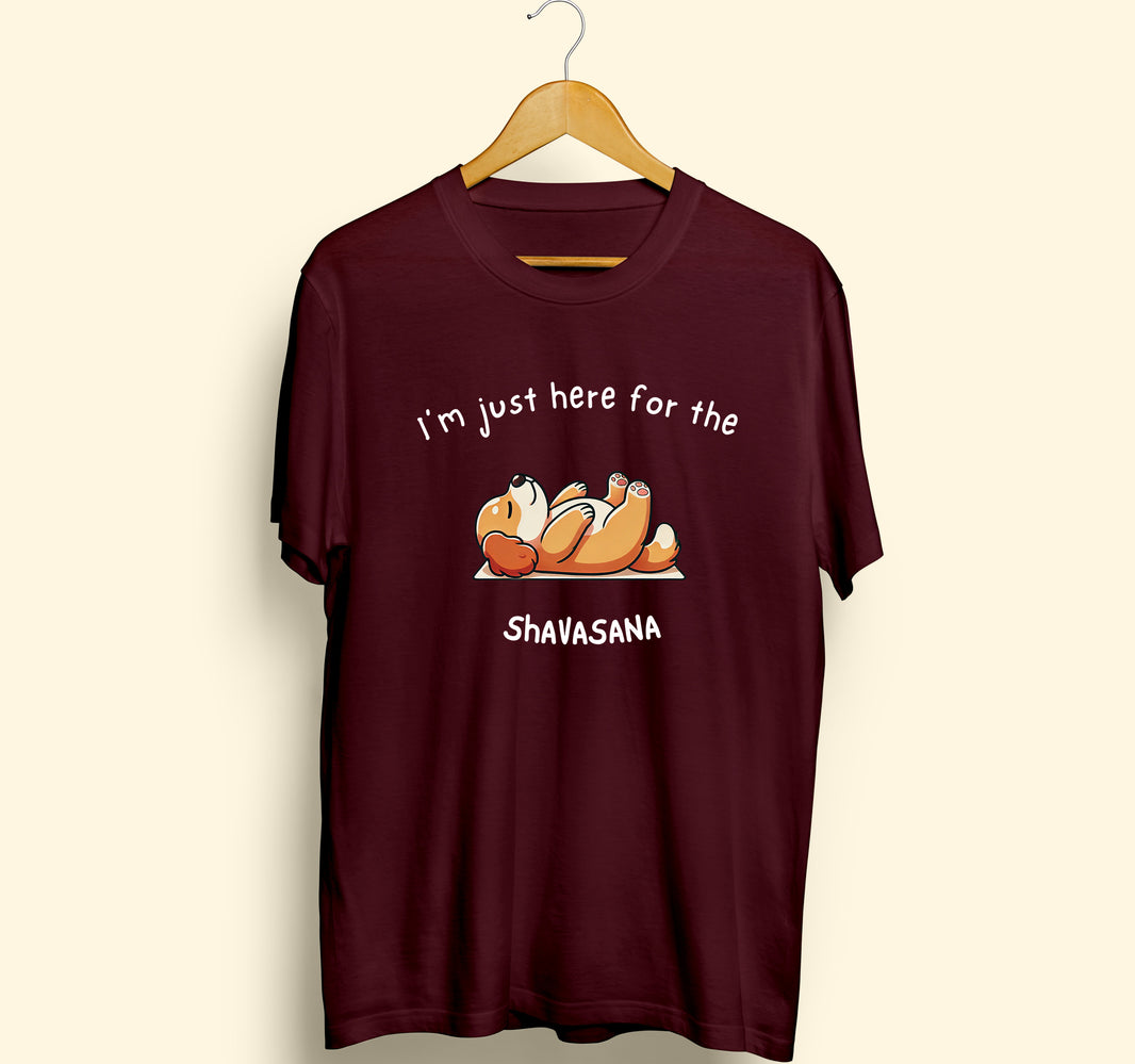 Shavasana Dog Half Sleeve T-Shirt