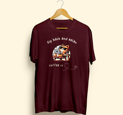 Sip Back and Relax Half Sleeve T-Shirt