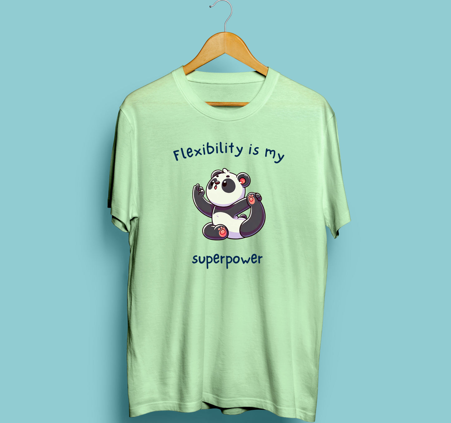 Flexibility Is My Superpower Half Sleeve T-Shirt