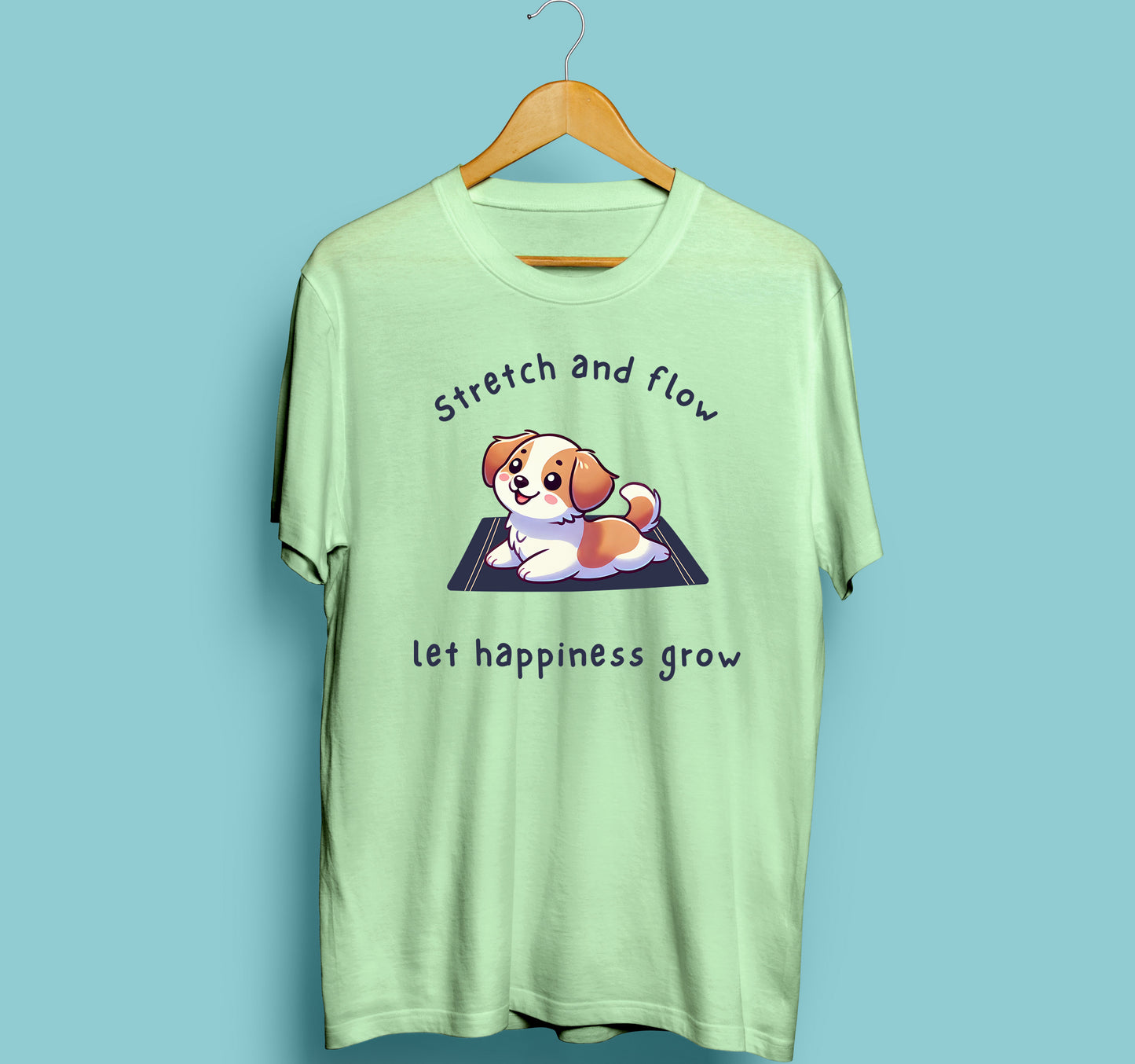 Strech and Flow Dog T-Shirt