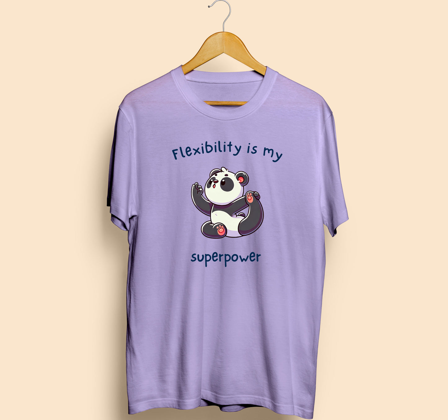 Flexibility Is My Superpower Half Sleeve T-Shirt