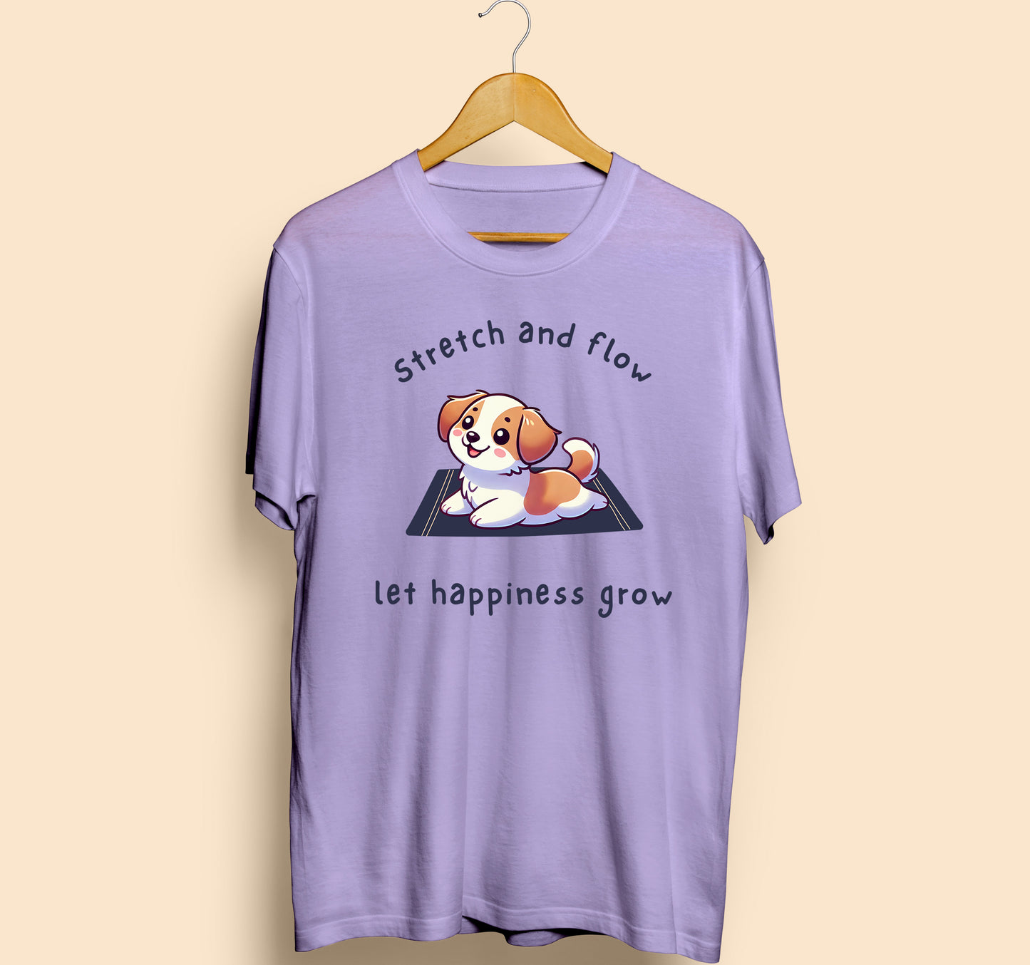 Strech and Flow Dog T-Shirt