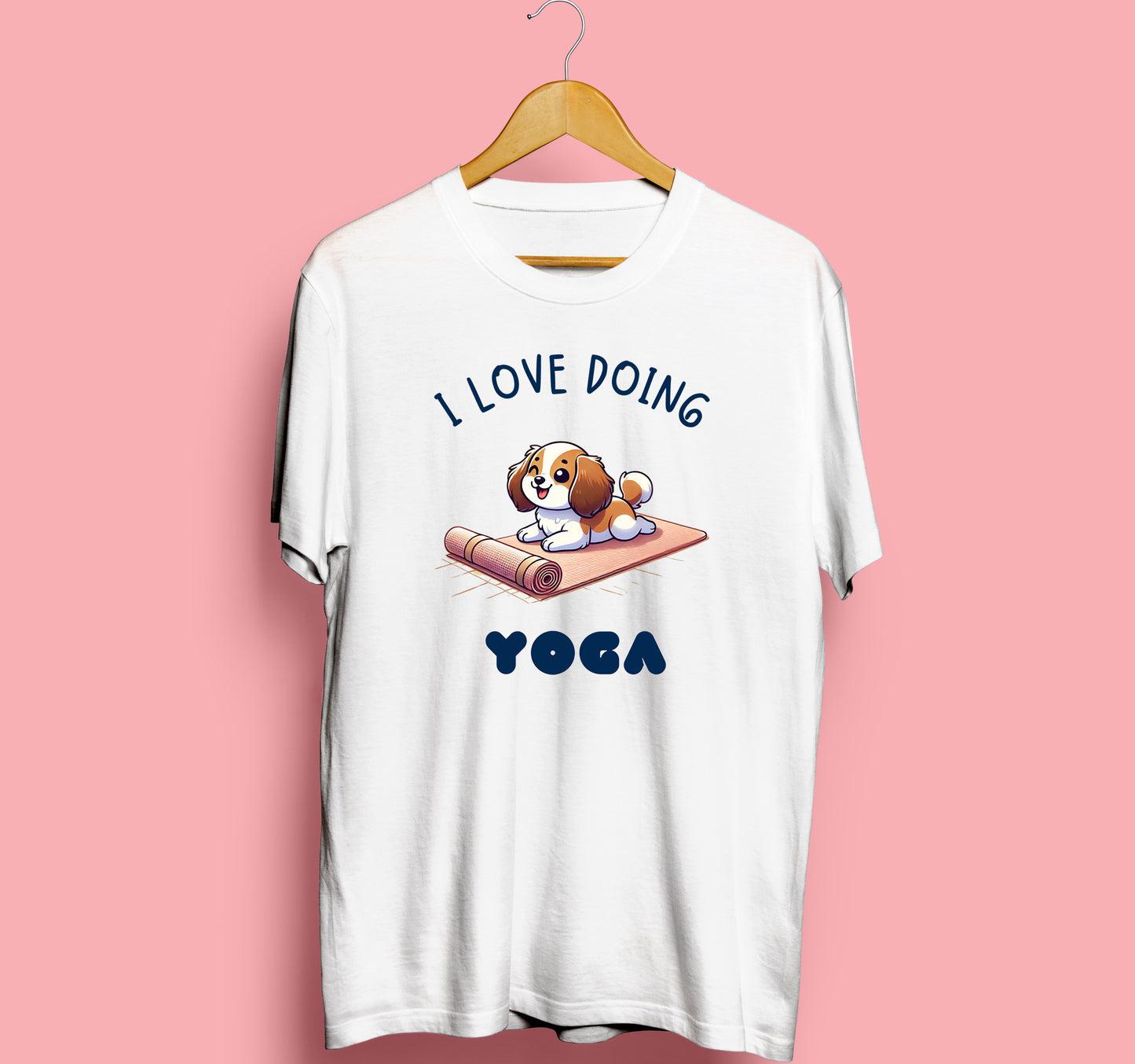 I Love Doing Yoga Dog T-shirt