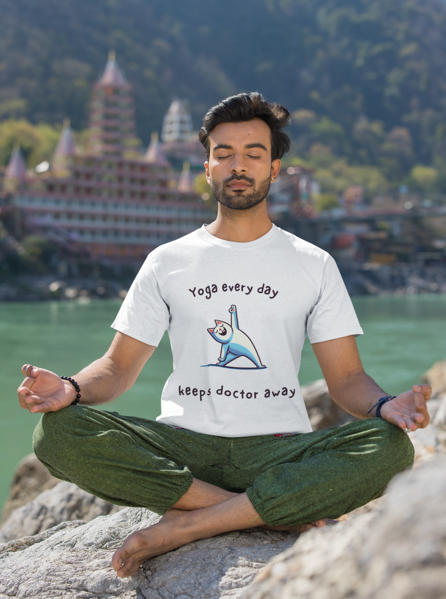 Yoga Every Day Half Sleeve T-Shirt