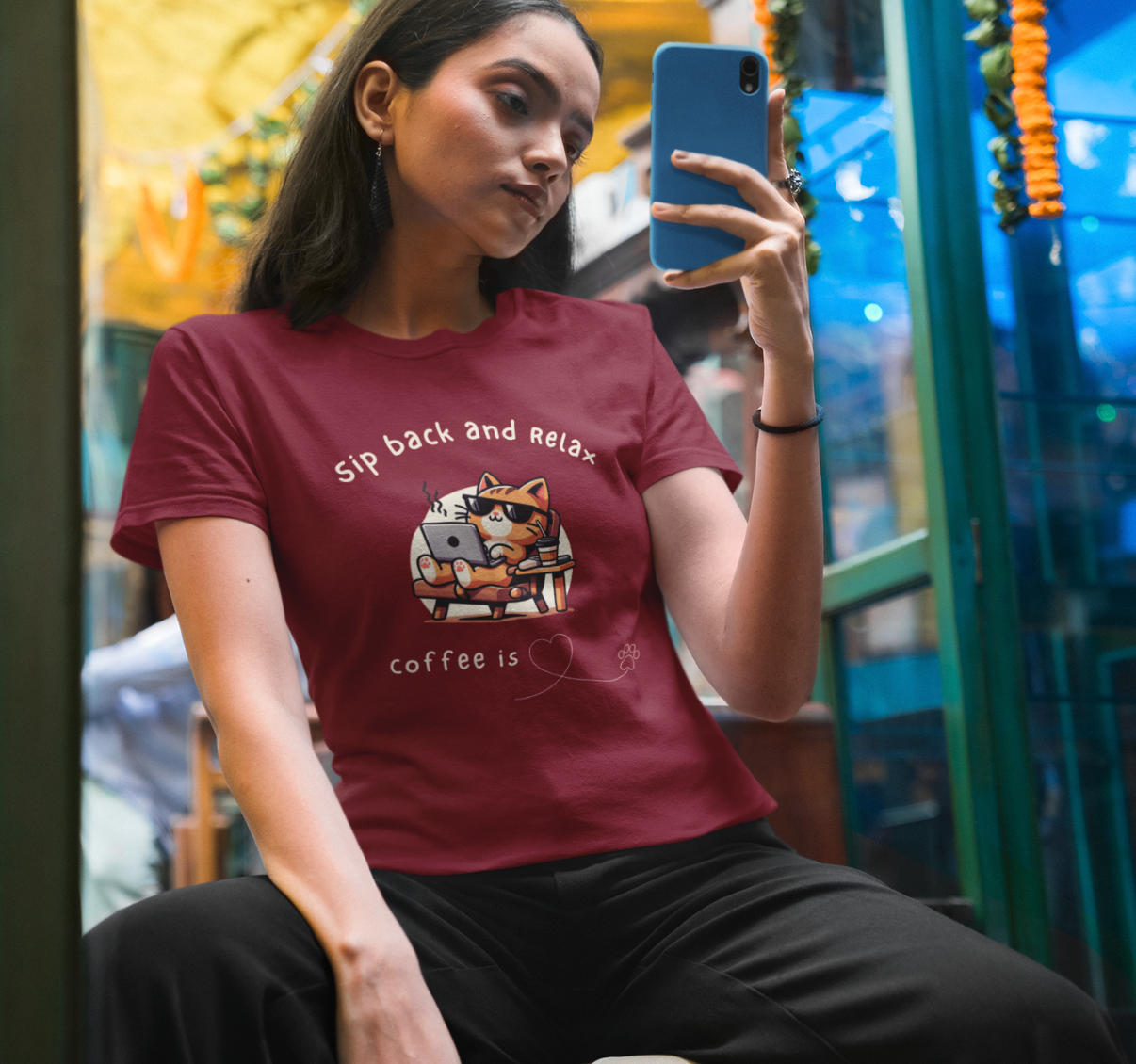 Sip Back and Relax Half Sleeve T-Shirt